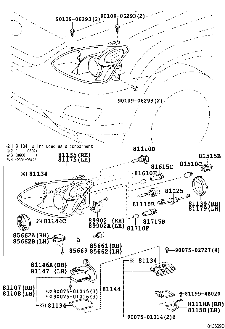  RX330 350 JPP |  HEADLAMP