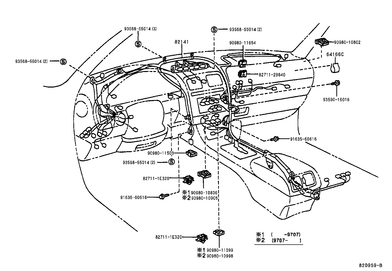  LS400 |  WIRING CLAMP