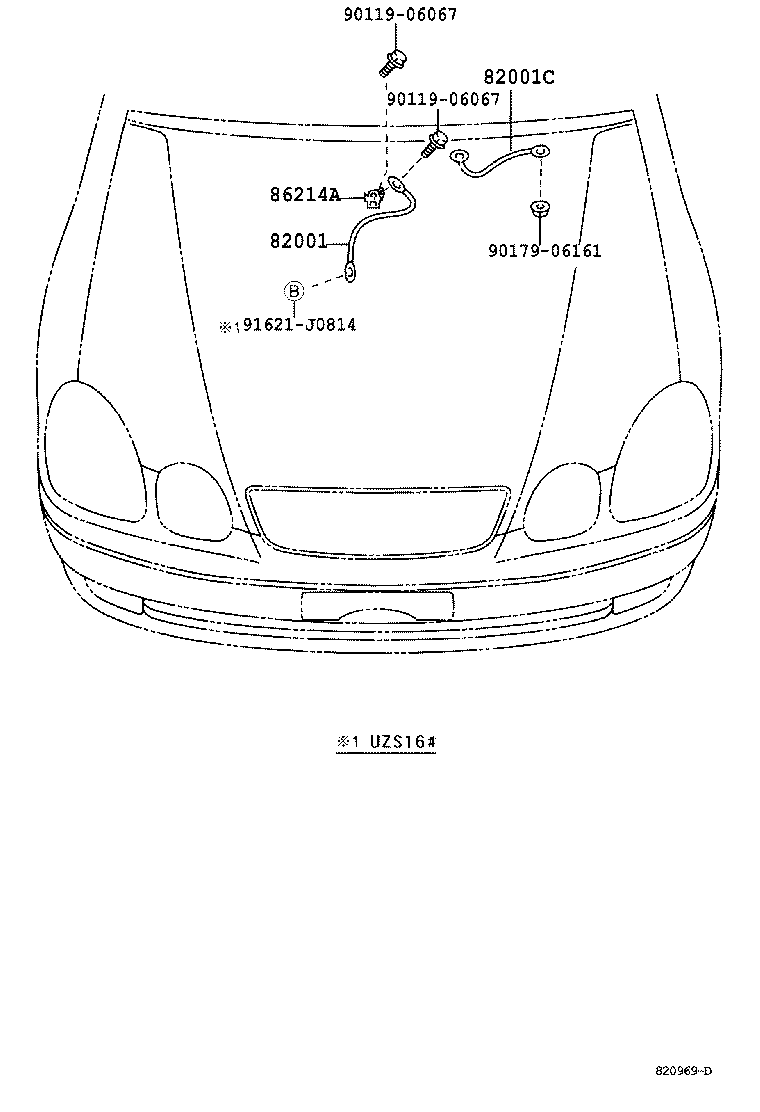  GS300 400 430 |  WIRING CLAMP