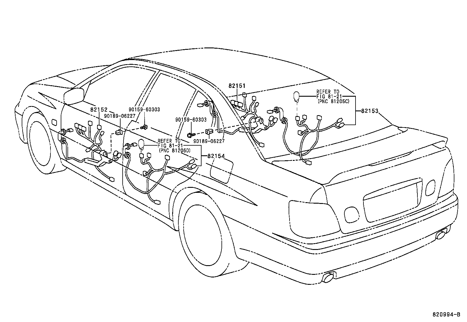  GS300 400 430 |  WIRING CLAMP