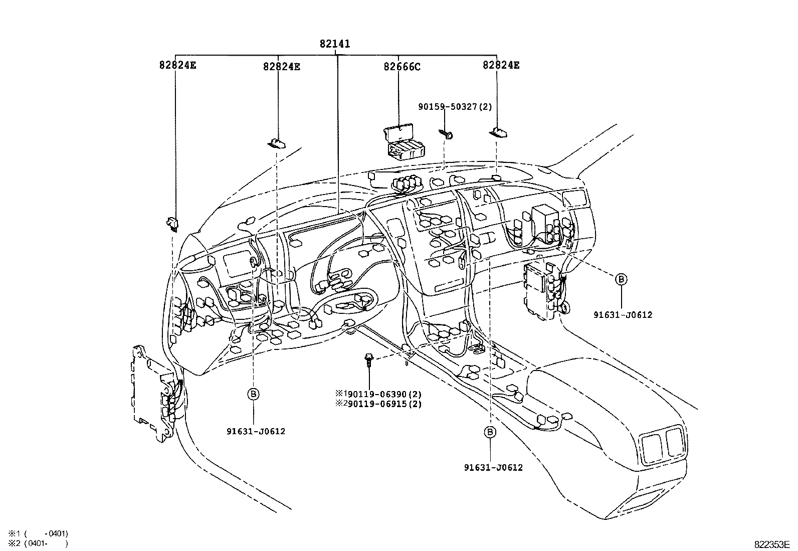  LS430 |  WIRING CLAMP