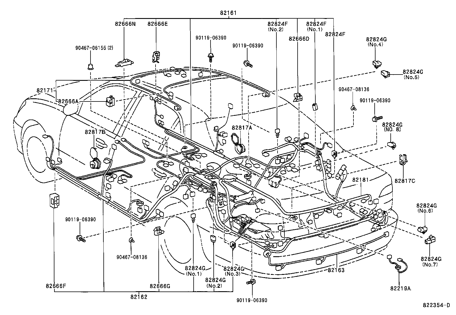  LS430 |  WIRING CLAMP