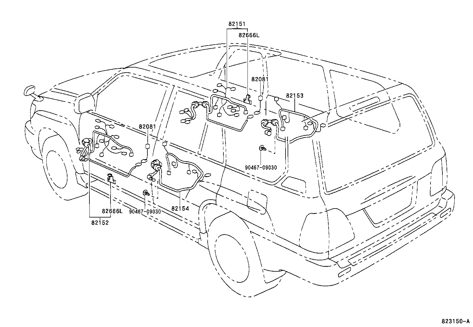  LAND CRUISER 100 |  WIRING CLAMP