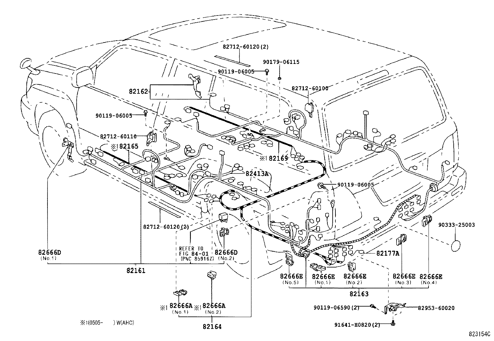  LAND CRUISER 100 |  WIRING CLAMP