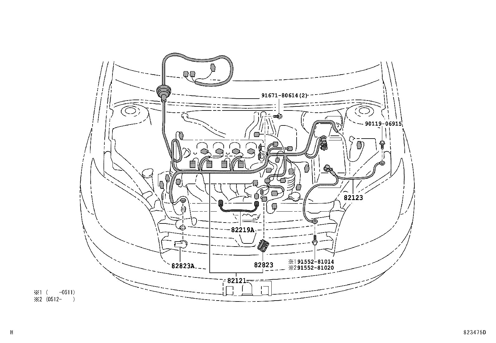  SCION XA |  WIRING CLAMP