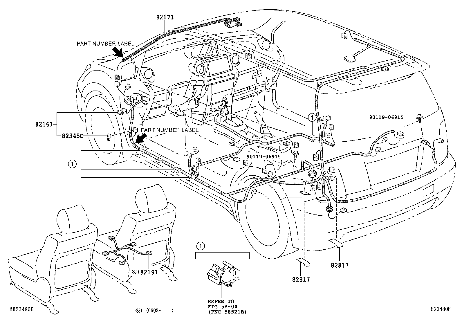  SCION XA |  WIRING CLAMP