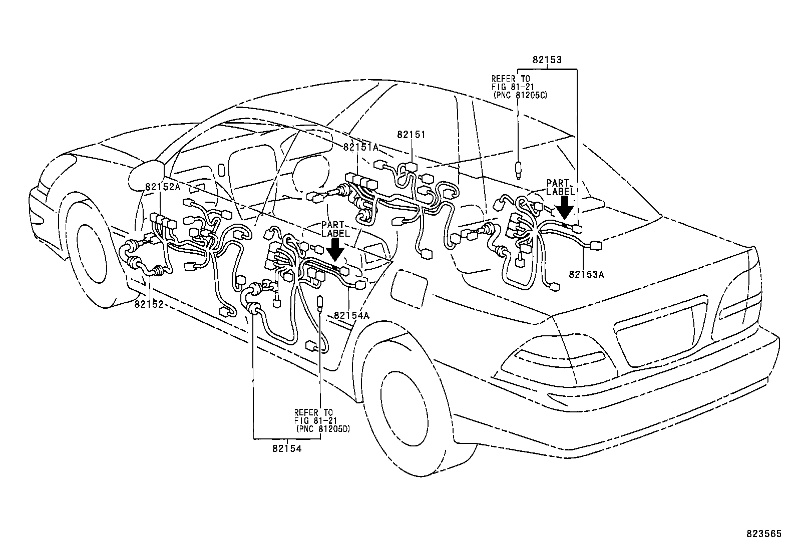  LS430 |  WIRING CLAMP