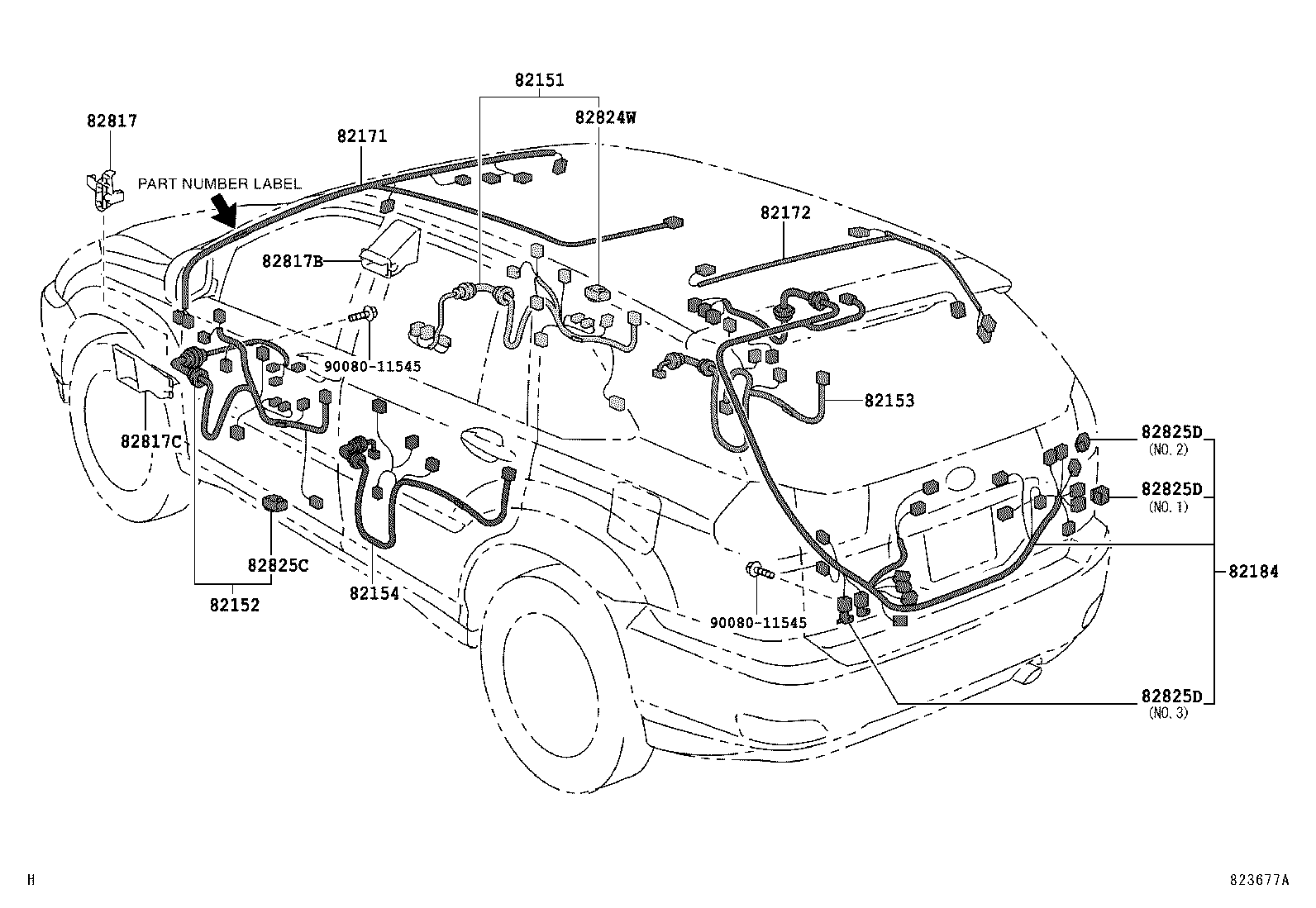  RX330 350 NAP |  WIRING CLAMP