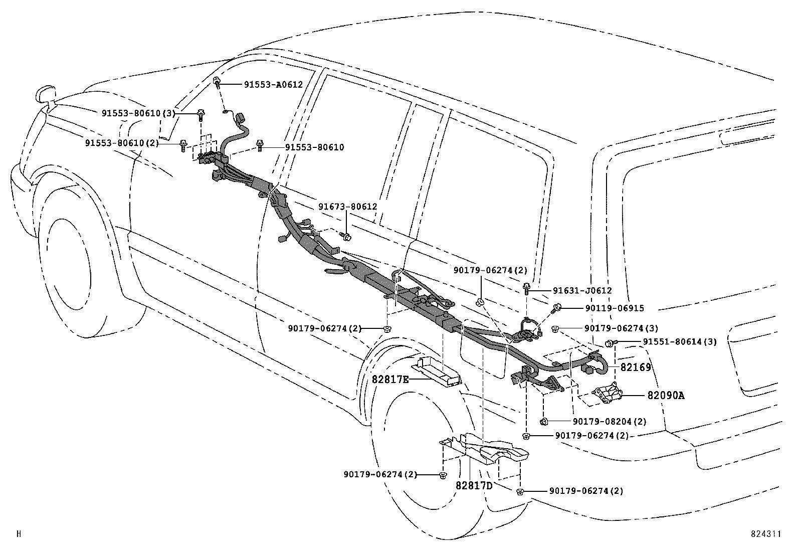  HIGHLANDER HV |  WIRING CLAMP