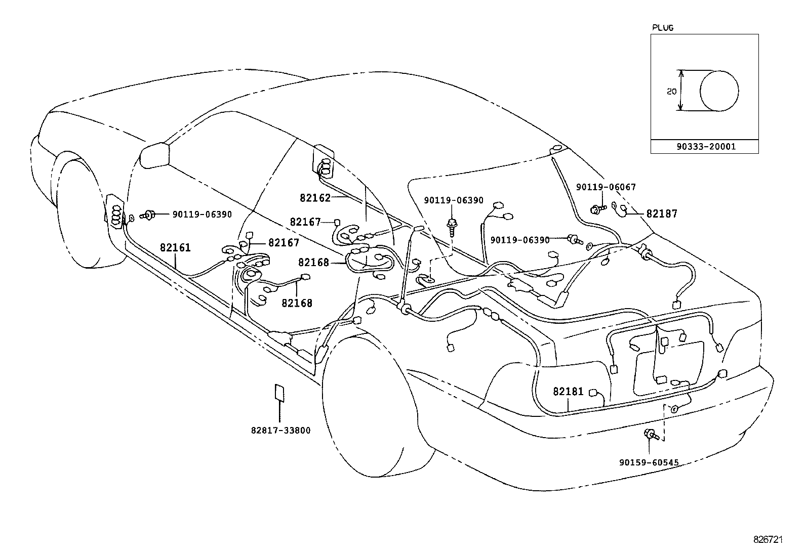  AVALON |  WIRING CLAMP