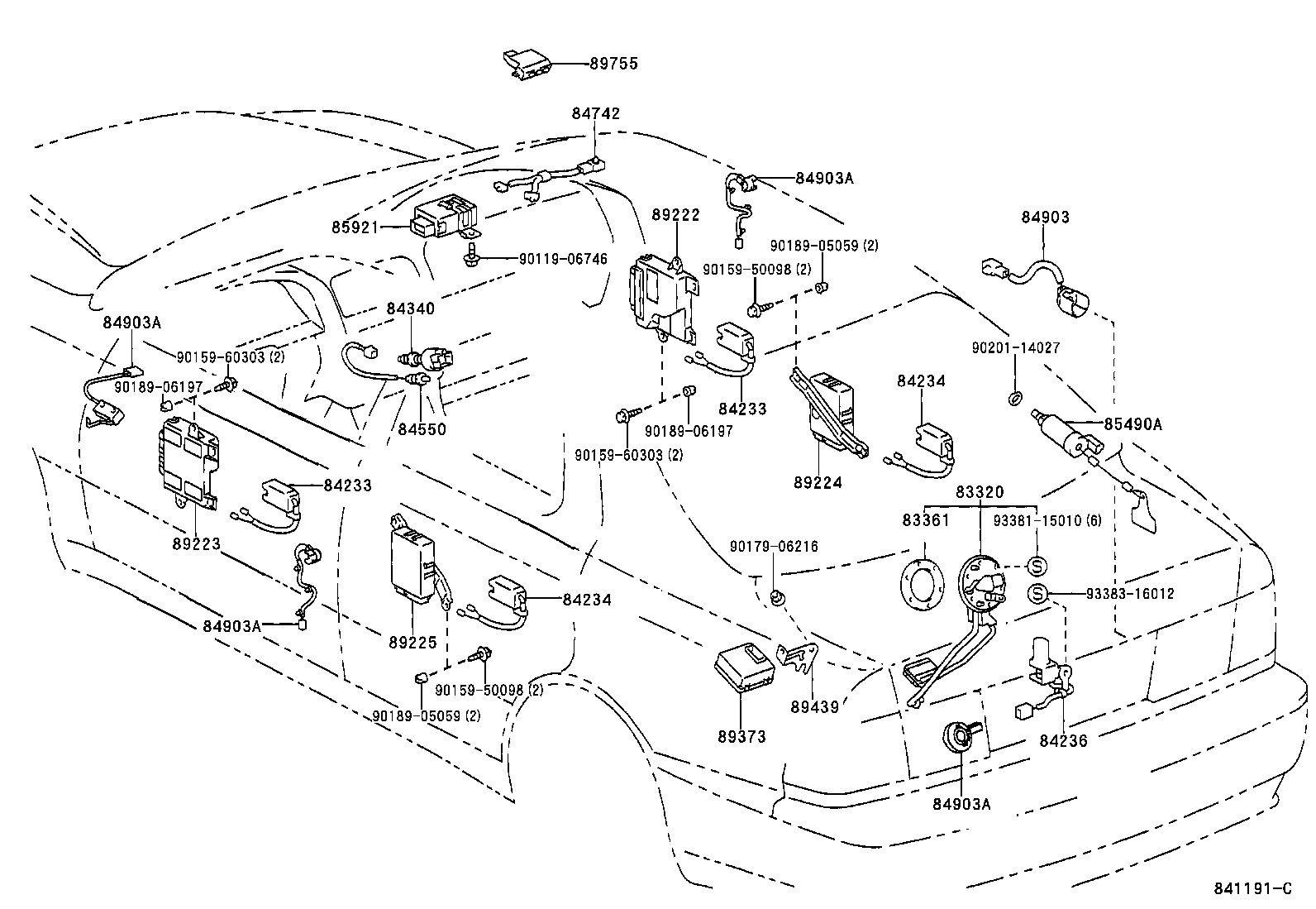  LS400 |  SWITCH RELAY COMPUTER