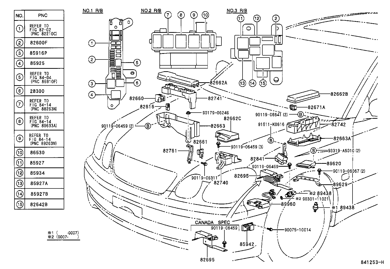  GS300 400 430 |  SWITCH RELAY COMPUTER