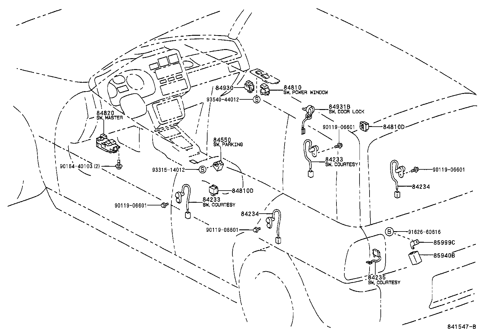  RAV4 EV |  SWITCH RELAY COMPUTER