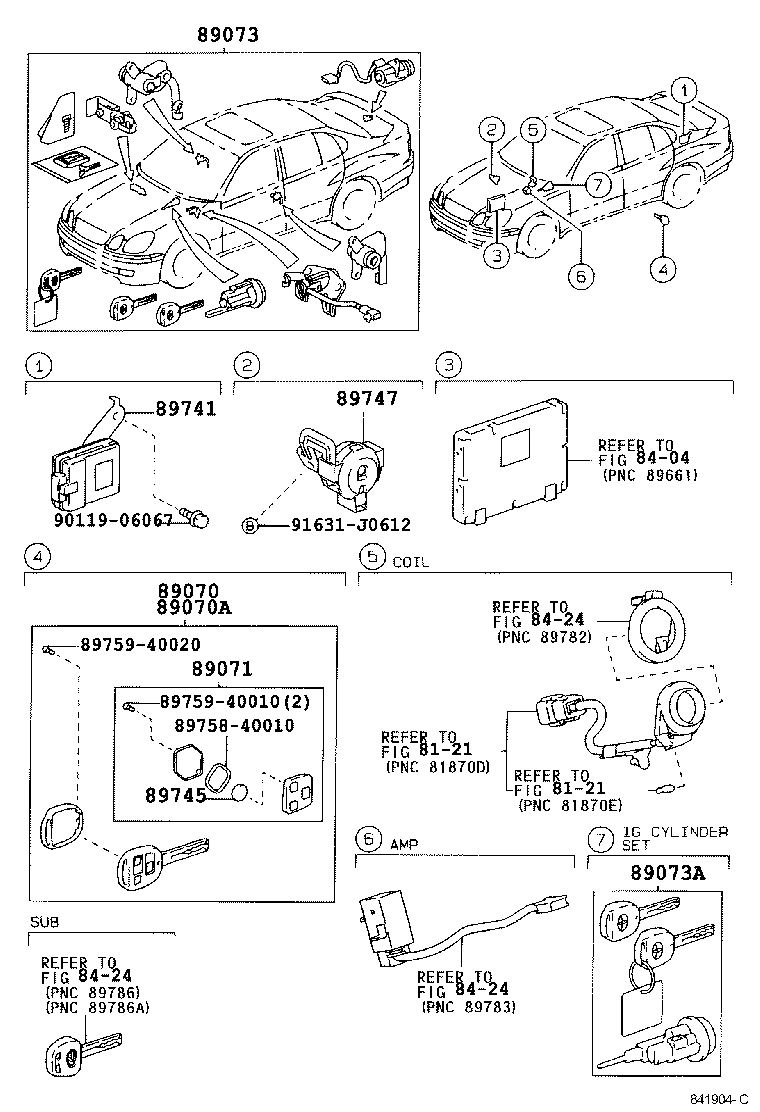  GS300 400 430 |  WIRELESS DOOR LOCK