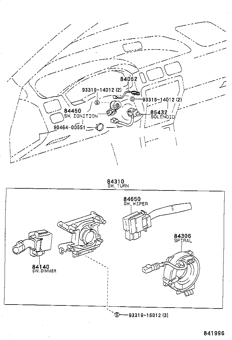  TERCEL |  SWITCH RELAY COMPUTER