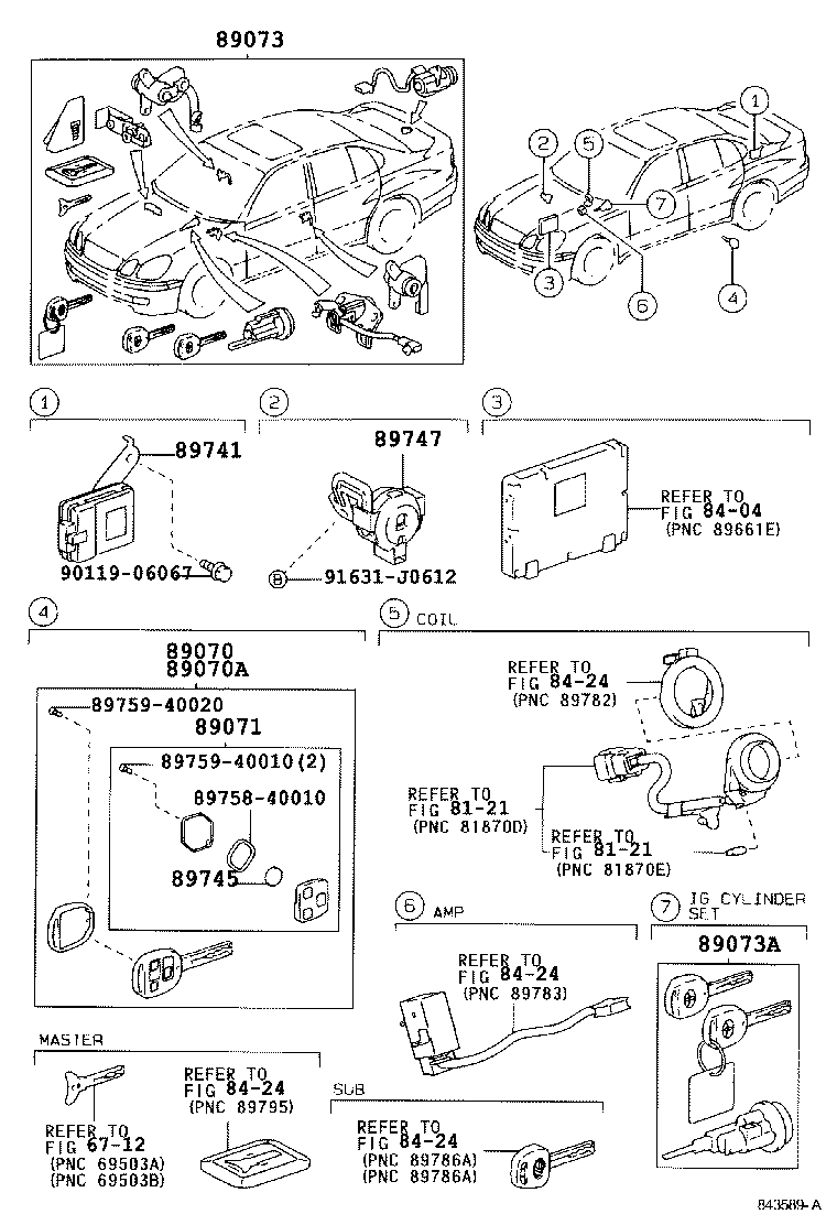  GS300 400 430 |  WIRELESS DOOR LOCK