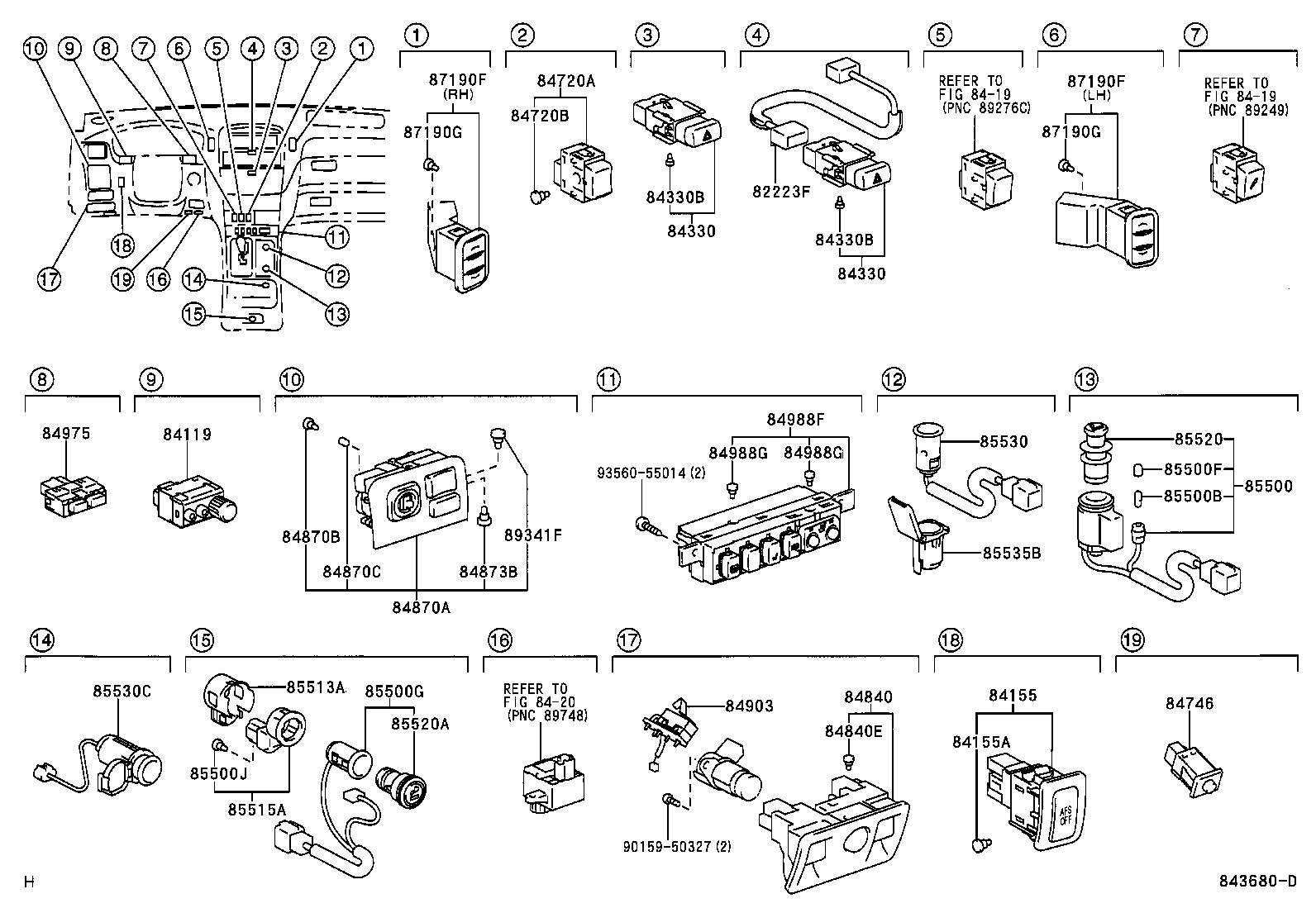  LS430 |  SWITCH RELAY COMPUTER