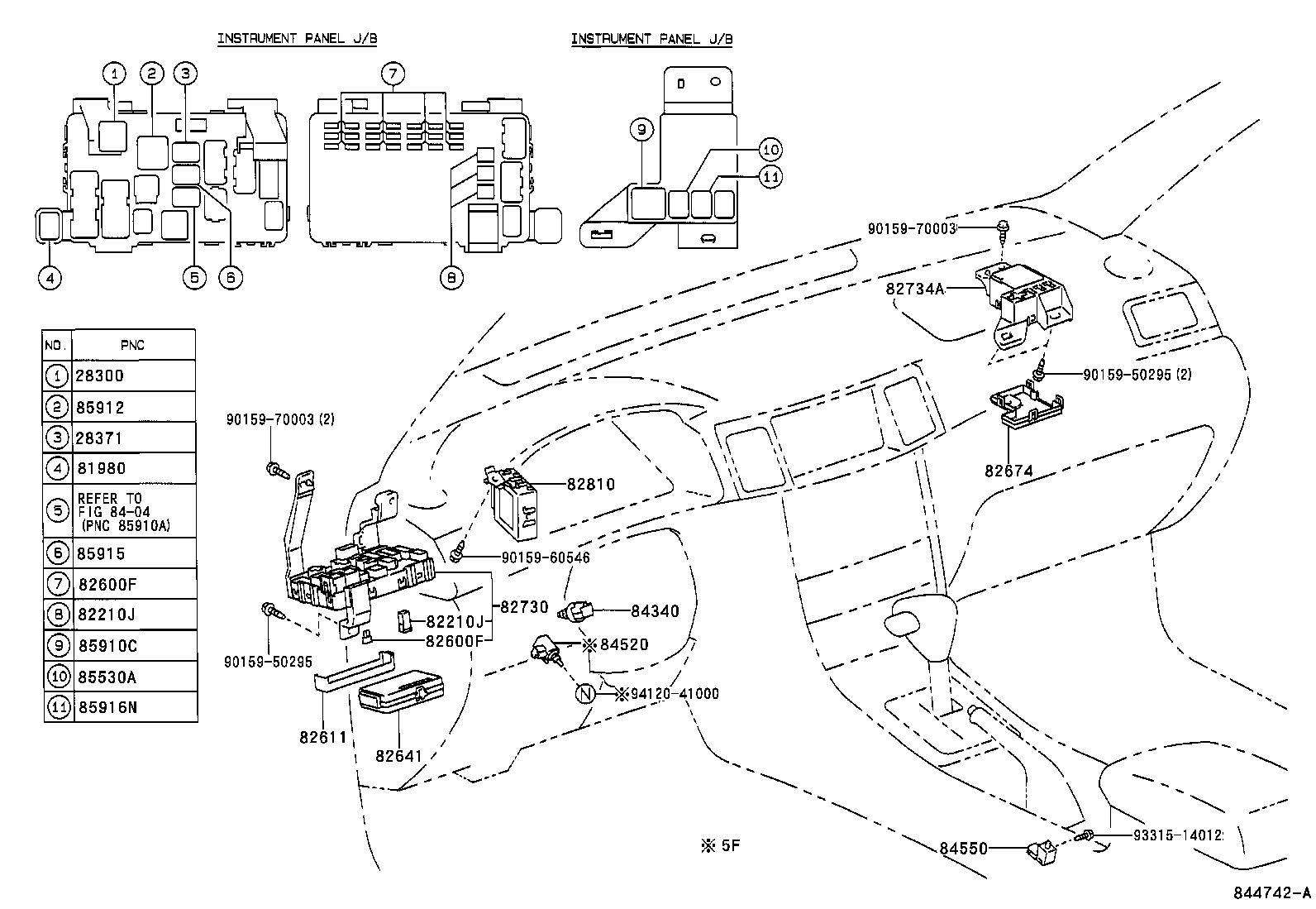  COROLLA SED JPP |  SWITCH RELAY COMPUTER