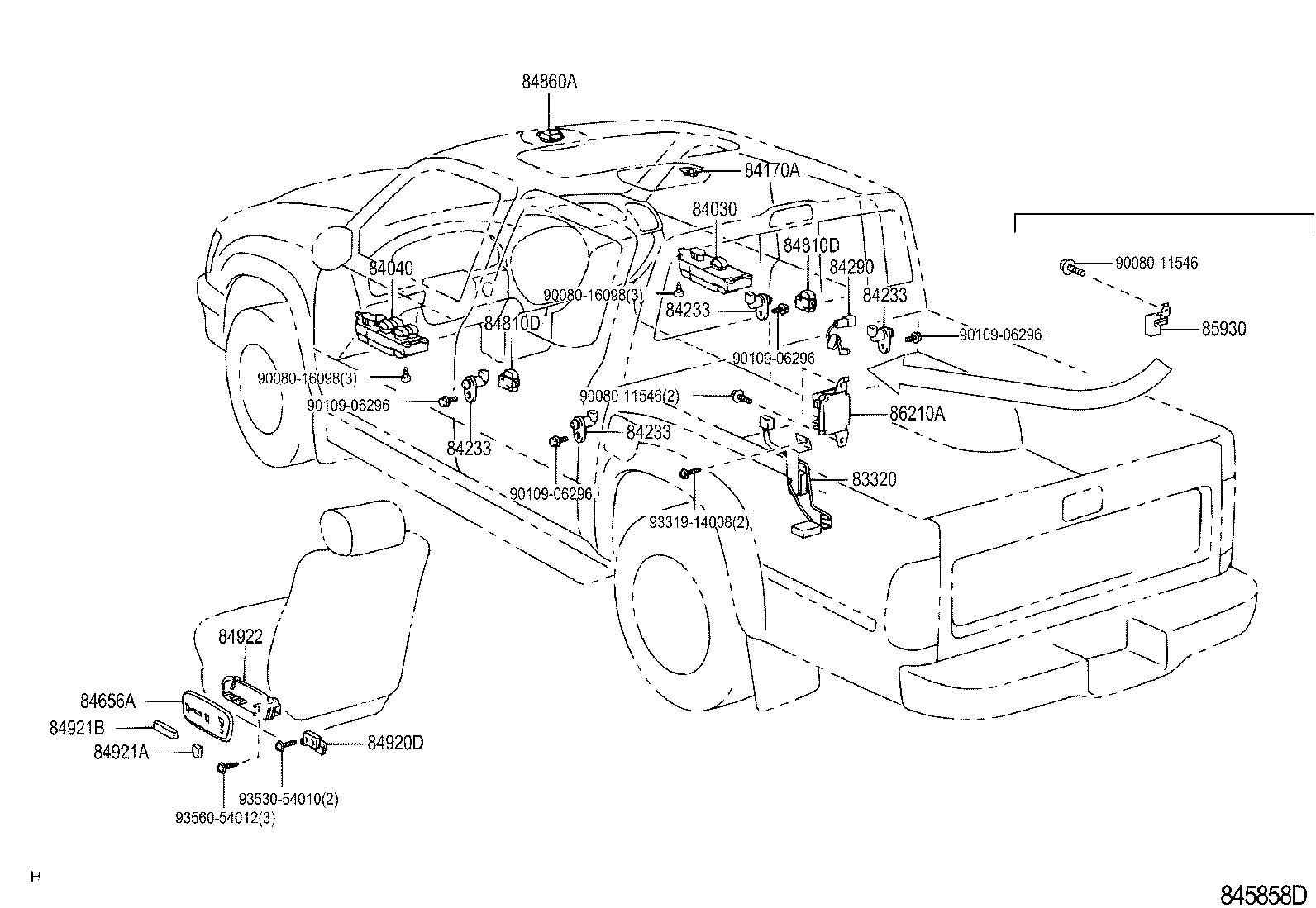  TUNDRA |  SWITCH RELAY COMPUTER