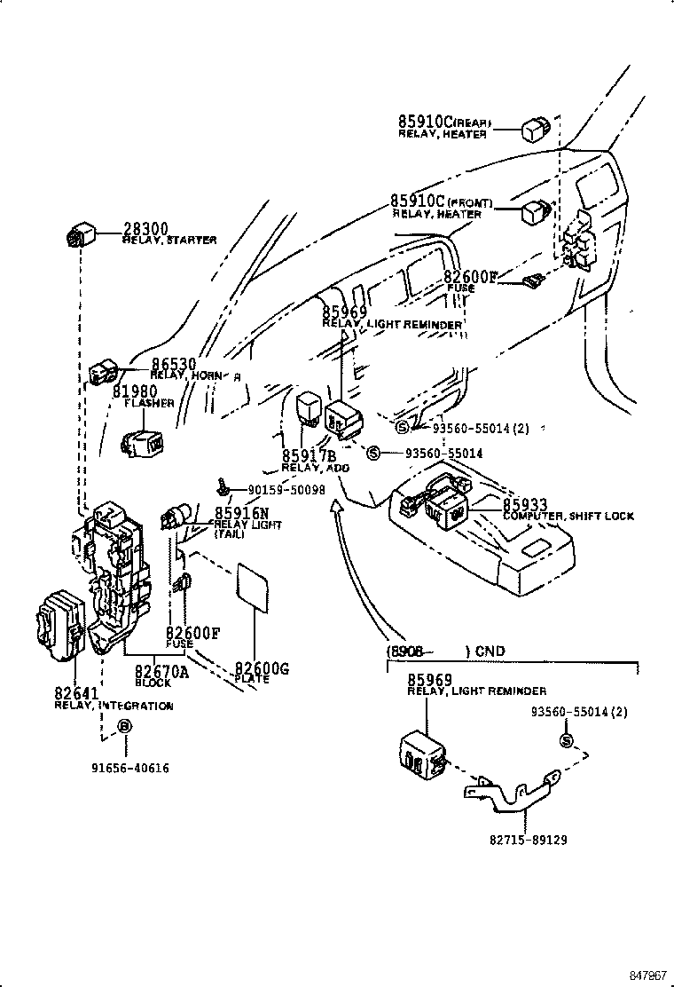  4 RUNNER TRUCK |  SWITCH RELAY COMPUTER