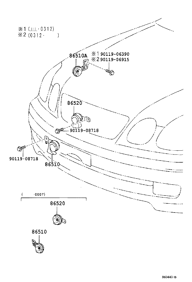  GS300 400 430 |  HORN