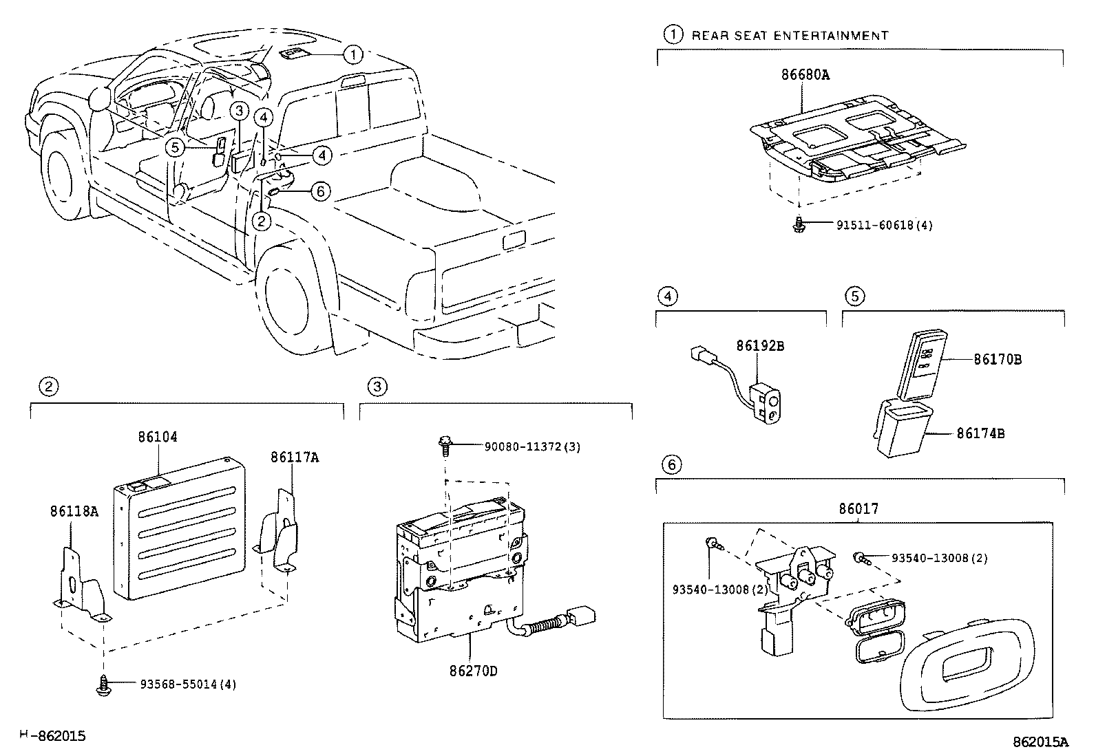  TUNDRA |  REAR MONITOR DISPLAY CAMERA