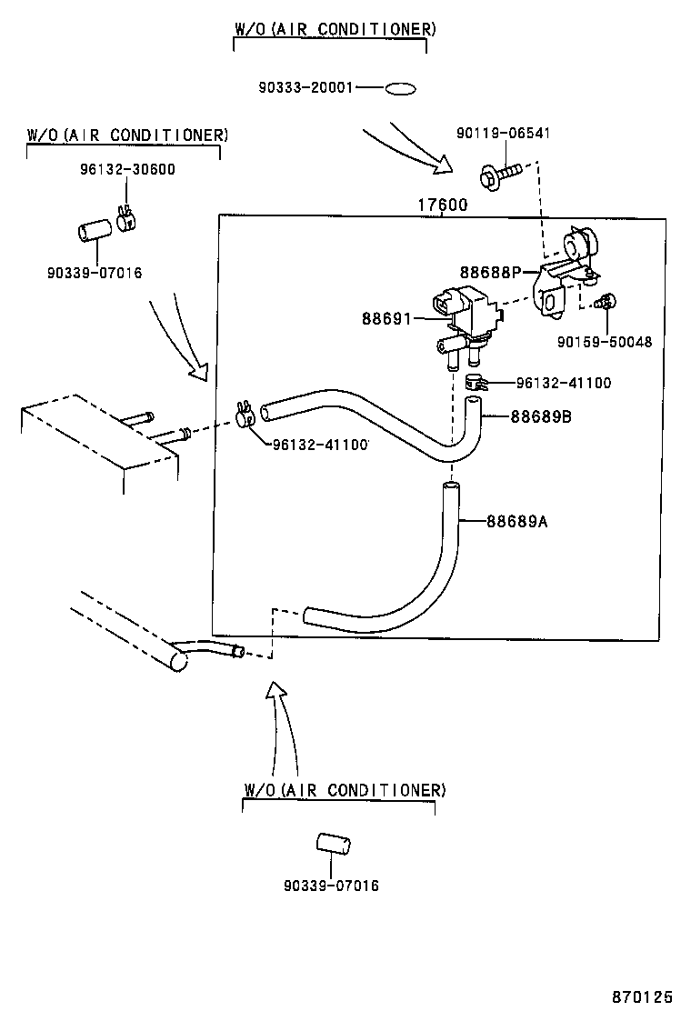  CELICA |  HEATING AIR CONDITIONING VACUUM PIPING