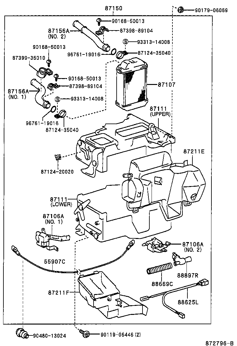  4RUNNER |  HEATING AIR CONDITIONING HEATER UNIT BLOWER