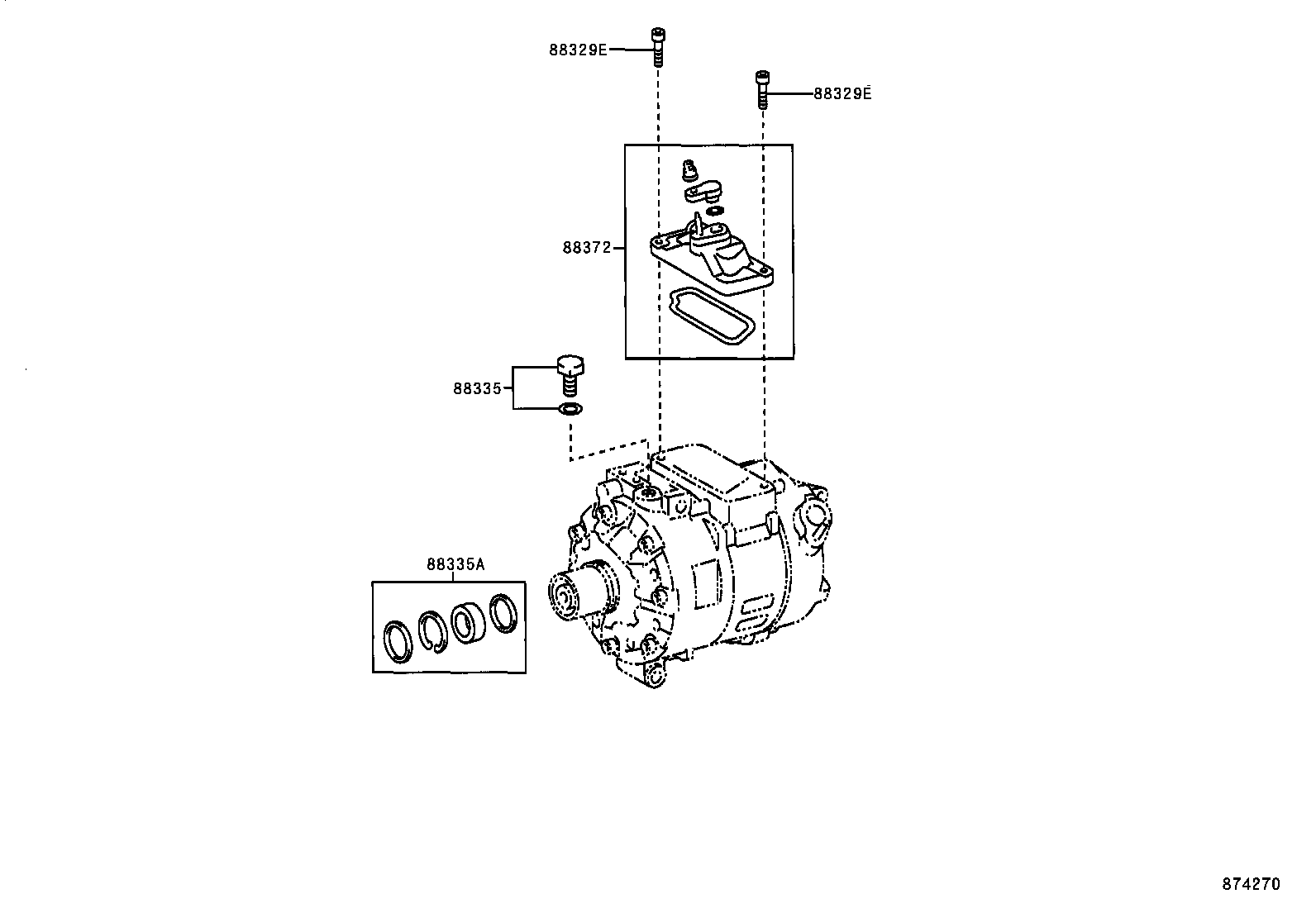  GS300 400 430 |  HEATING AIR CONDITIONING COMPRESSOR