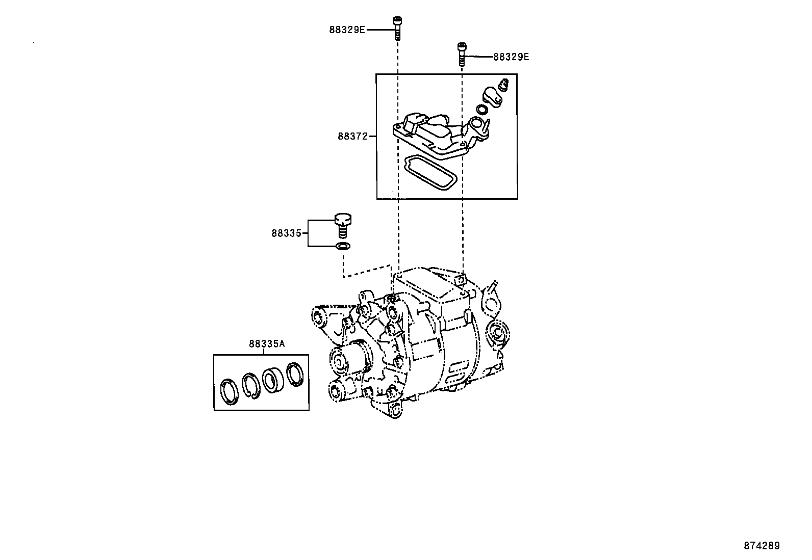  GS300 400 430 |  HEATING AIR CONDITIONING COMPRESSOR