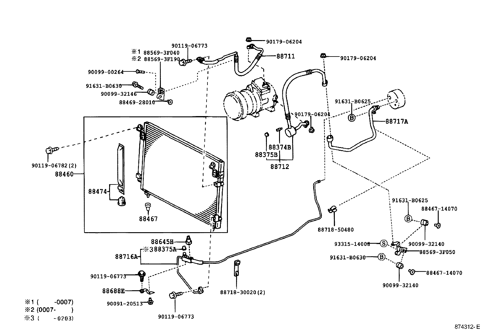  GS300 400 430 |  HEATING AIR CONDITIONING COOLER PIPING