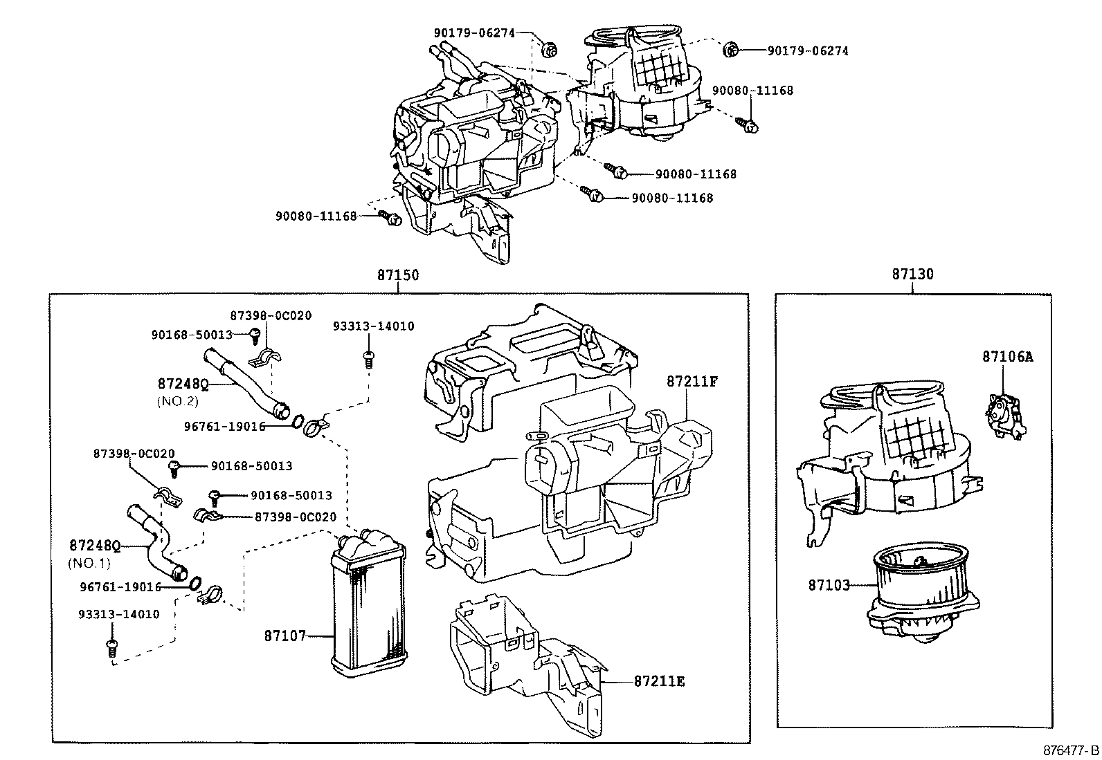  TUNDRA |  HEATING AIR CONDITIONING HEATER UNIT BLOWER