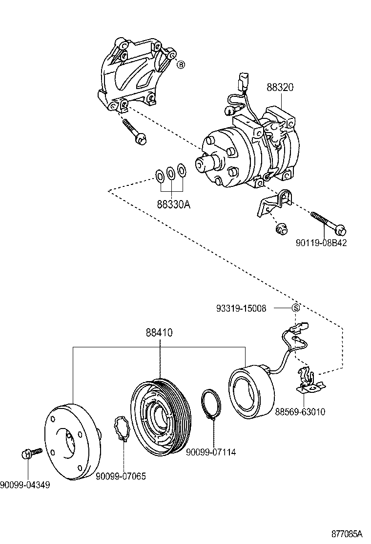  TUNDRA |  HEATING AIR CONDITIONING COMPRESSOR