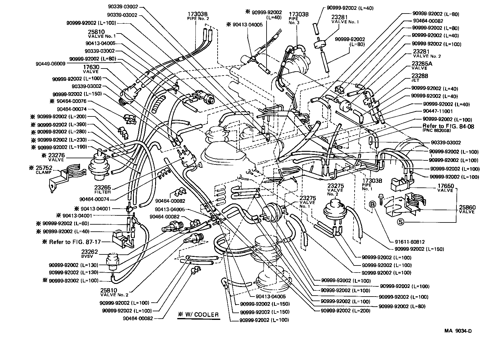  TERCEL |  VACUUM PIPING