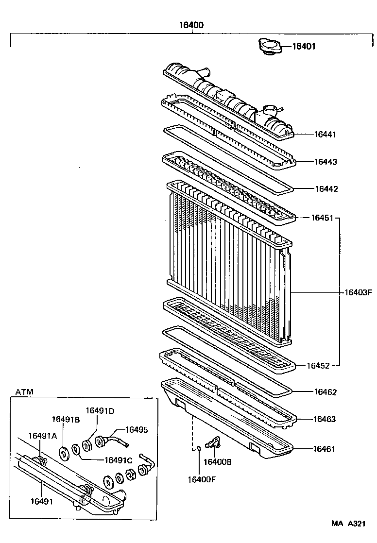  CRESSIDA |  RADIATOR WATER OUTLET