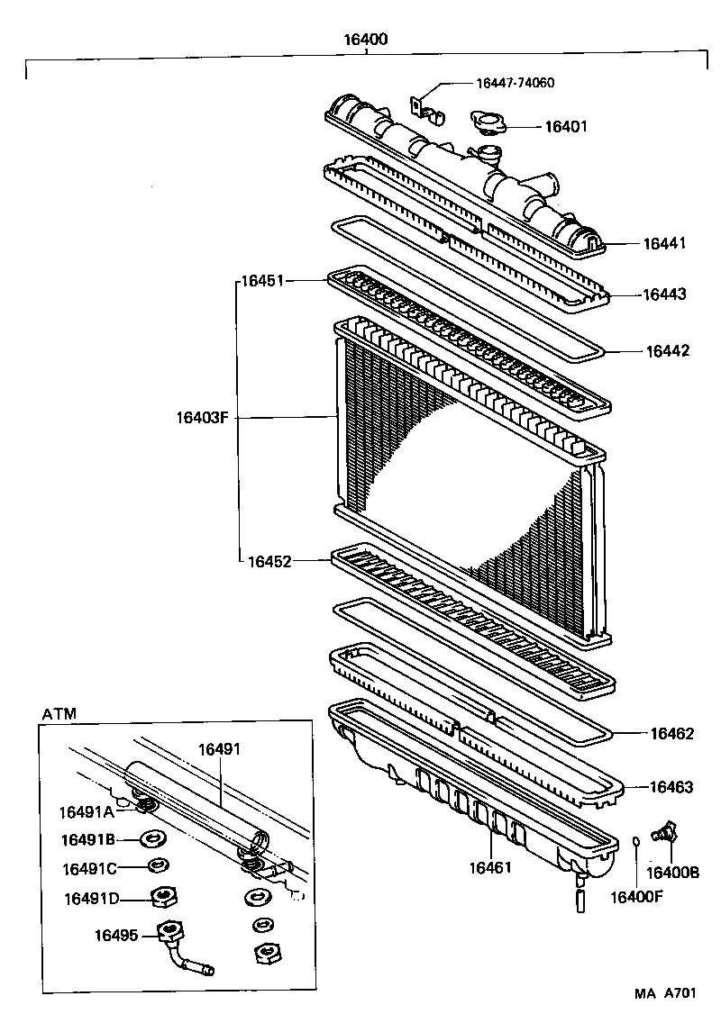  CELICA |  RADIATOR WATER OUTLET