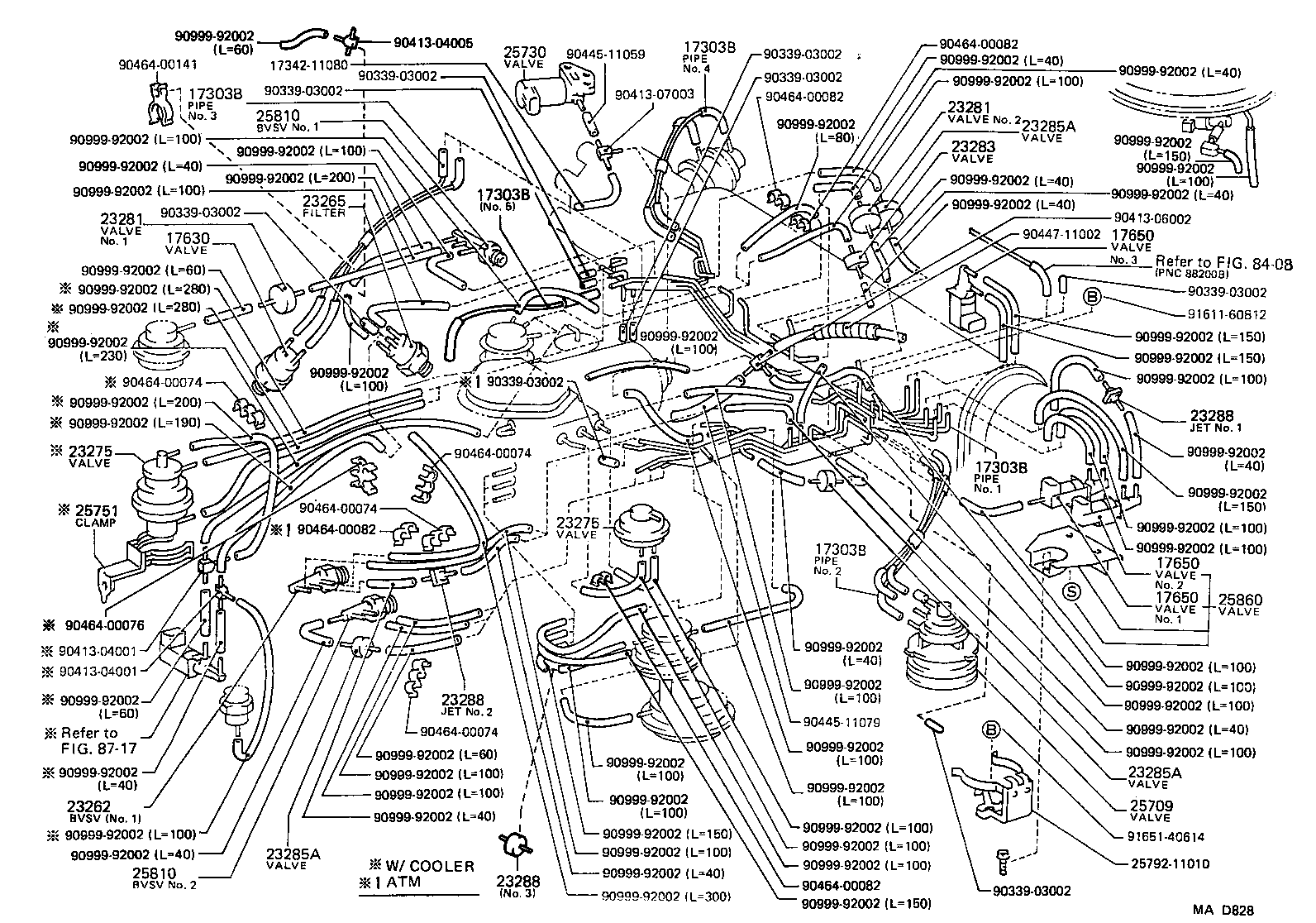  TERCEL |  VACUUM PIPING