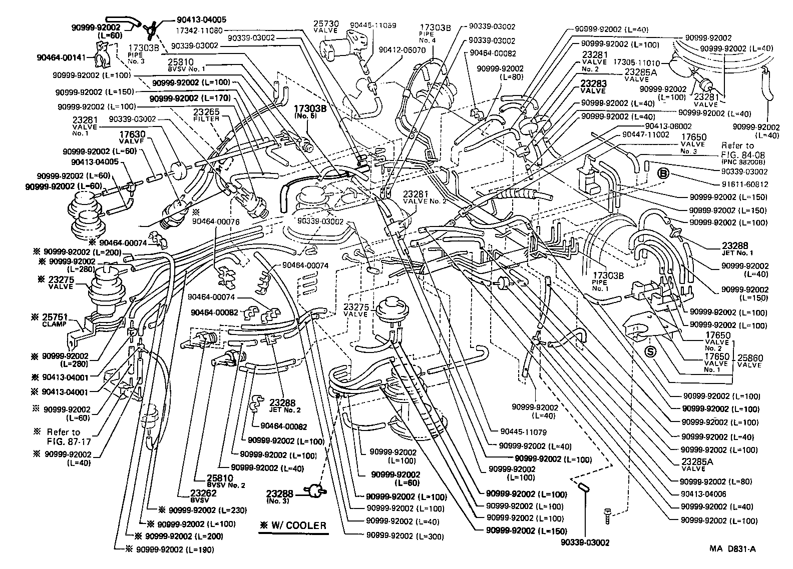  TERCEL |  VACUUM PIPING
