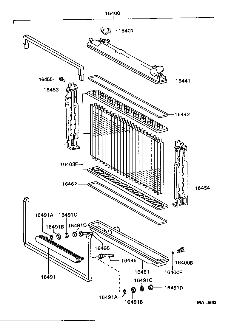  LX450 |  RADIATOR WATER OUTLET