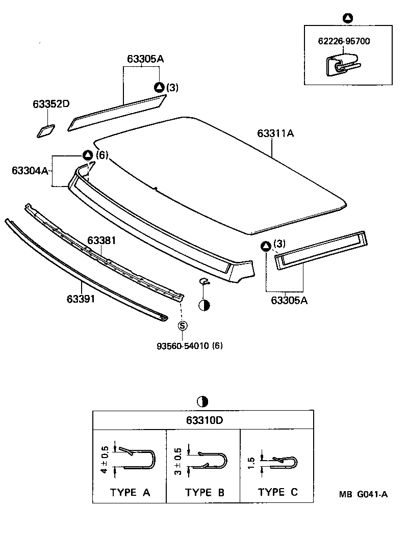  VAN |  ROOF HEADLINING SILENCER PAD