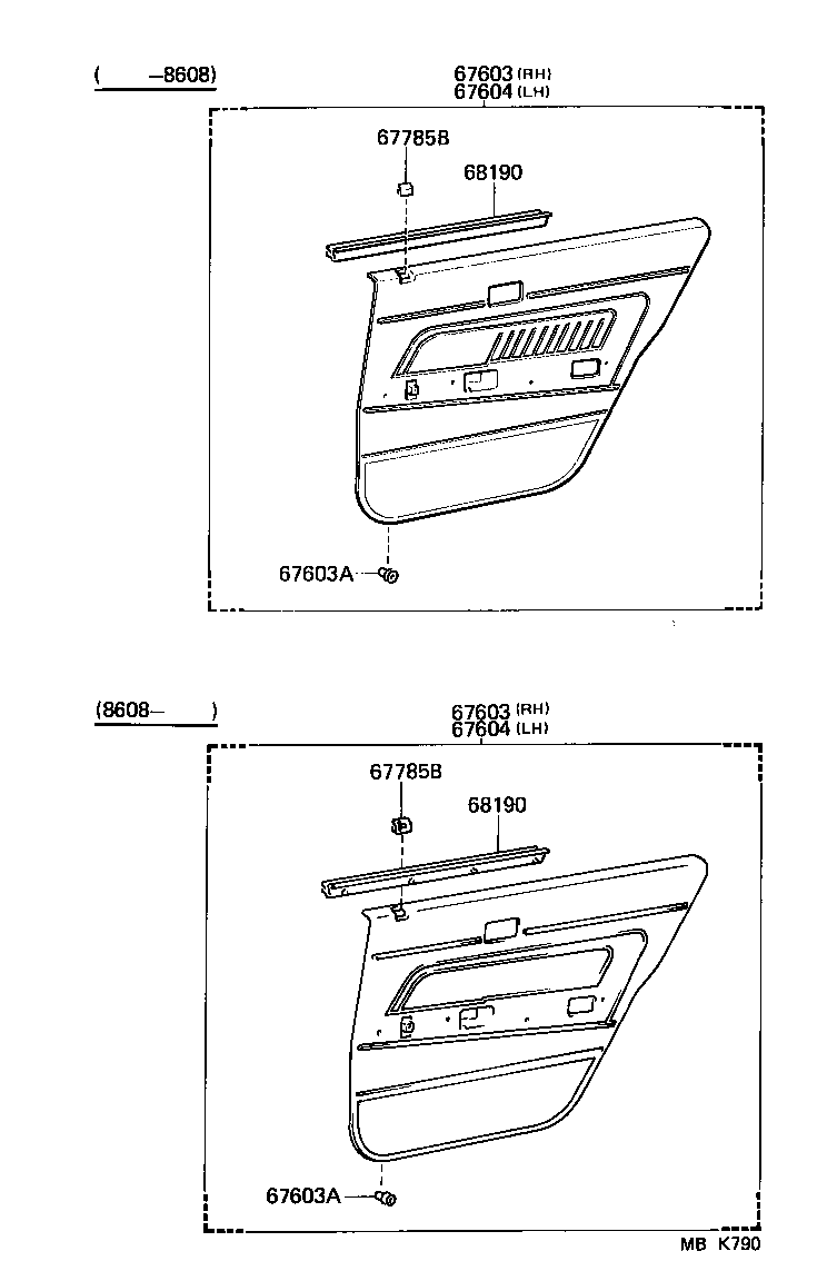  CRESSIDA |  REAR DOOR PANEL GLASS