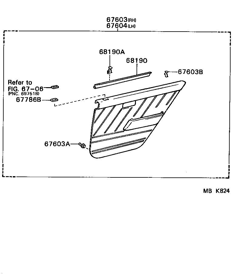  TERCEL |  REAR DOOR PANEL GLASS