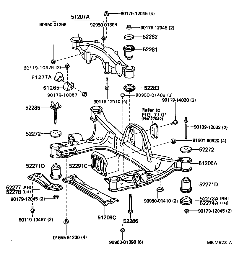  CAMRY |  SUSPENSION CROSSMEMBER UNDER COVER