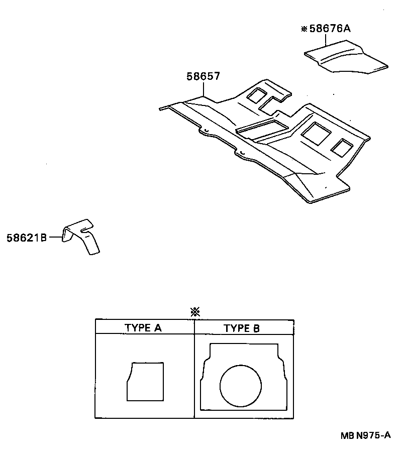  ES250 |  DASH SILENCER BOARD FLOOR SILENCER PAD