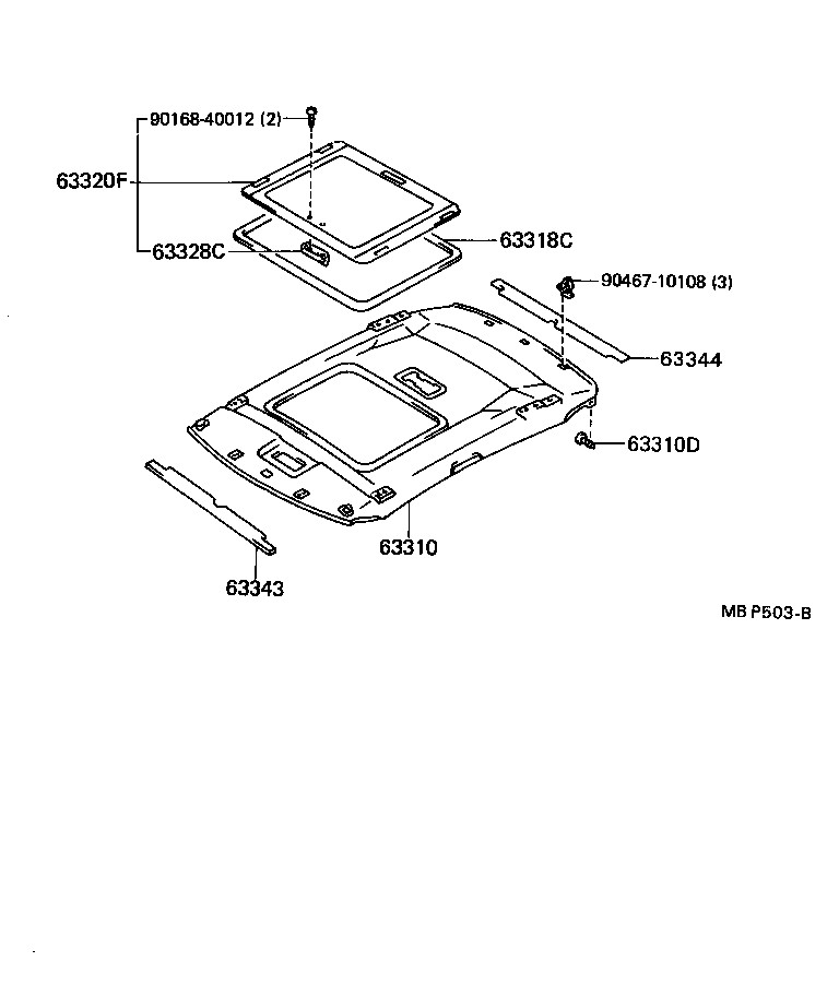  CRESSIDA |  ROOF HEADLINING SILENCER PAD