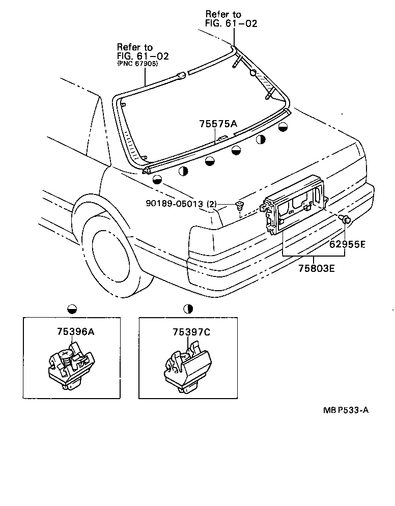  CRESSIDA |  REAR MOULDING