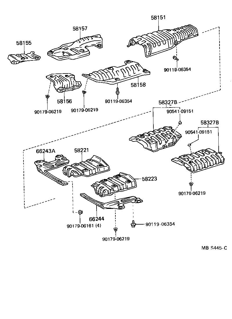  LS400 |  FLOOR INSULATOR