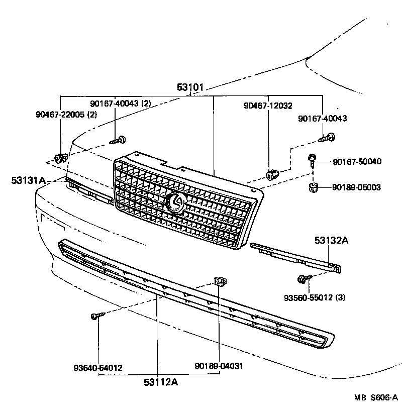  ES250 |  RADIATOR GRILLE