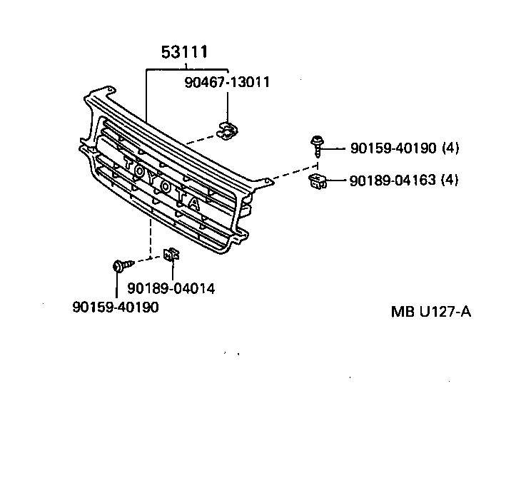  LAND CRUISER 80 |  RADIATOR GRILLE