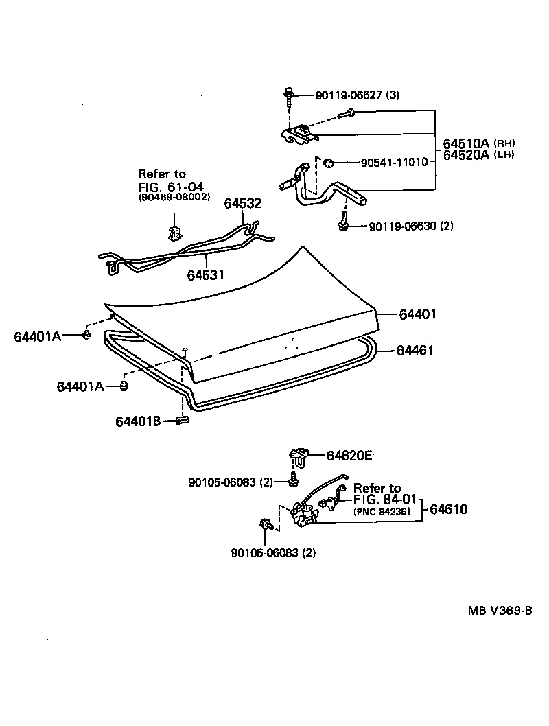  ES300 |  LUGGAGE COMPARTMENT DOOR LOCK